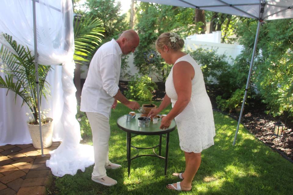 Tree Planting Unity ceremony