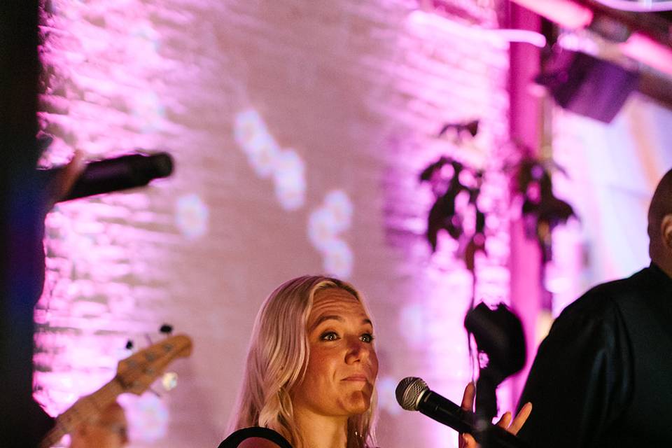 Our female vocalist