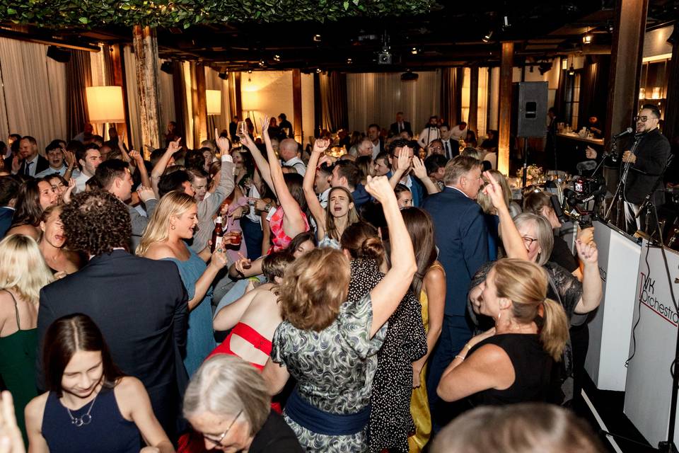 Packed dance floor