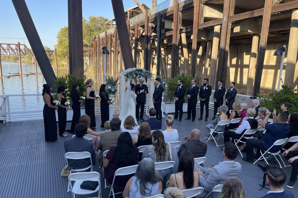 Ceremony on the Landing