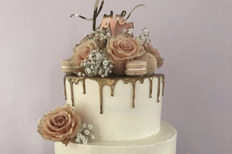 Gold Drip Cake, September 2019