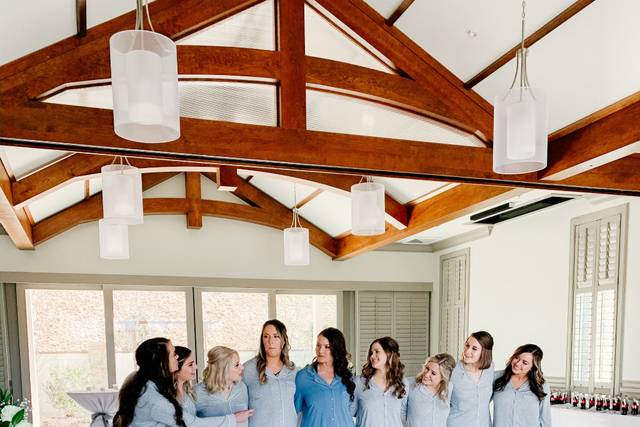 The bride and her party