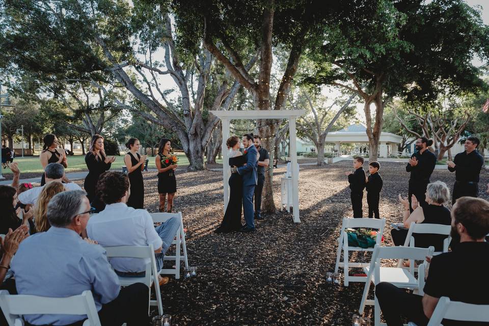Carly + chad ceremony