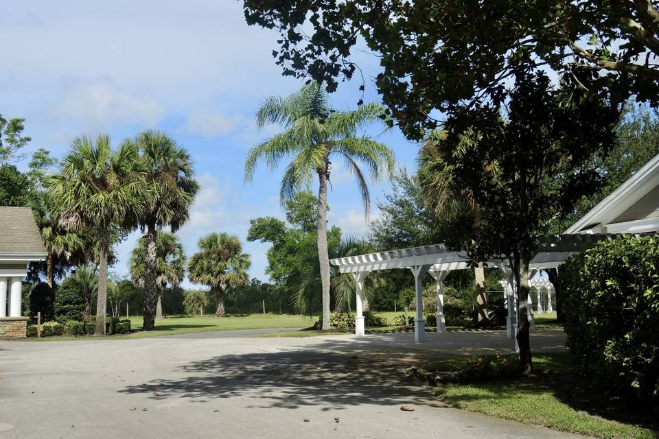 Outside