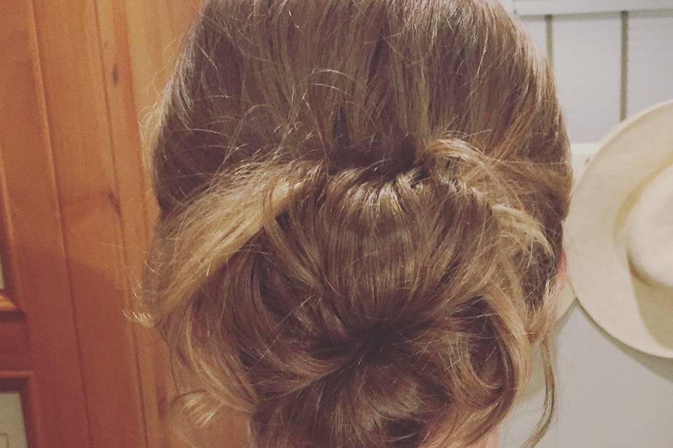 Bridesmaid bun