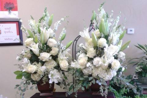 White floral arrangement
