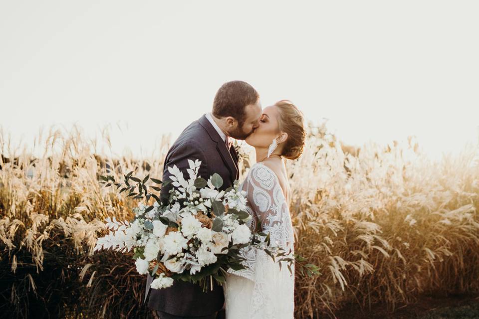 Couple Portrait in Tall Grass