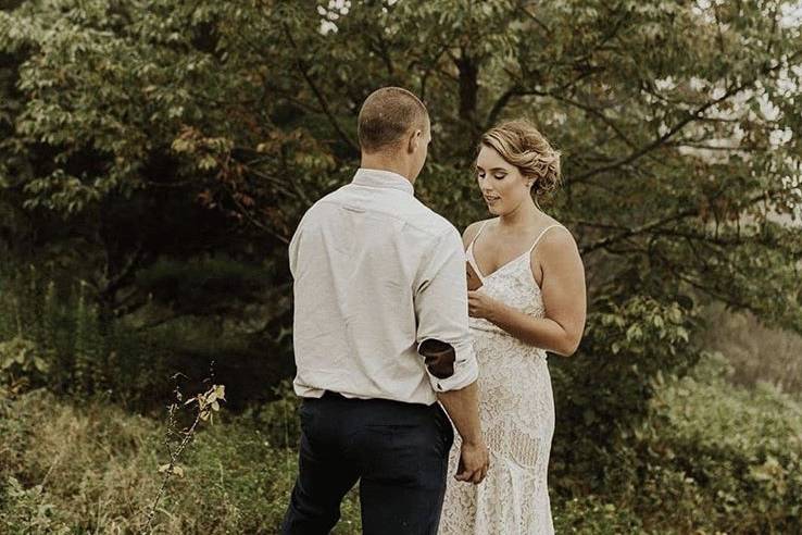 Mountain elopement