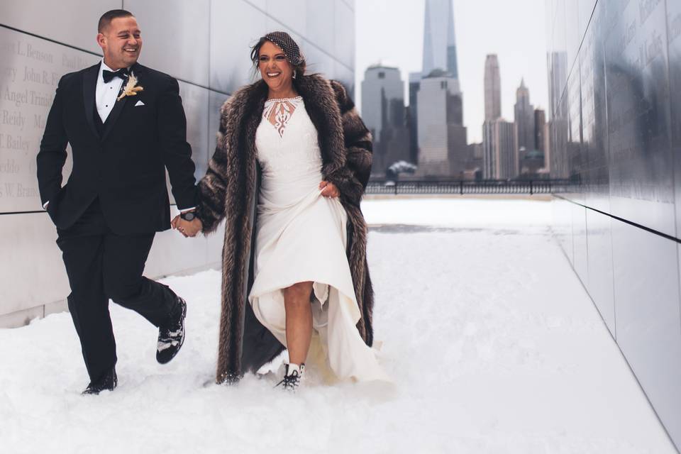 Snowy NY Wedding