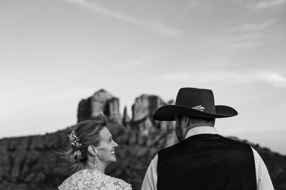 Sedona Western Wedding