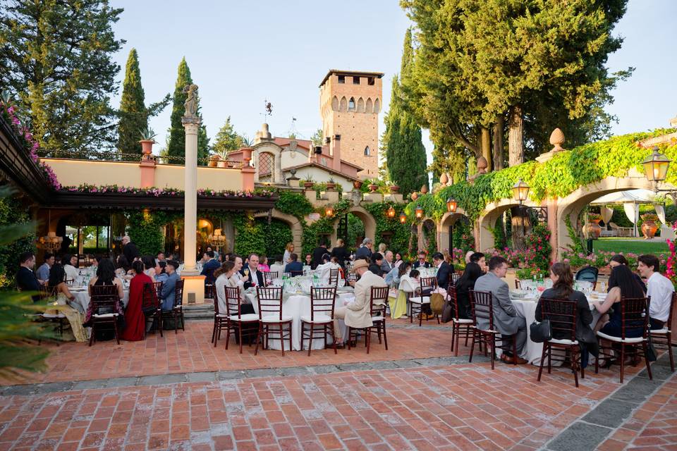 Al fresco reception