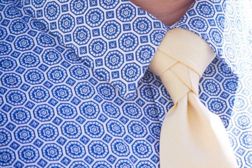 Groom's shirt and tie