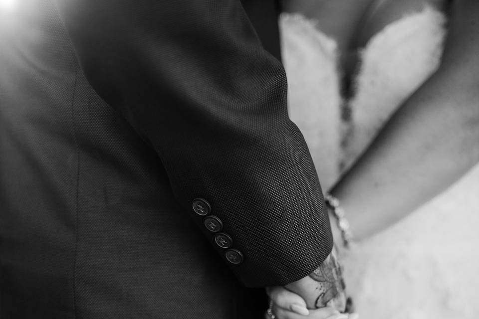 Beach elopement