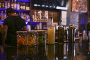 Fully-stocked bar