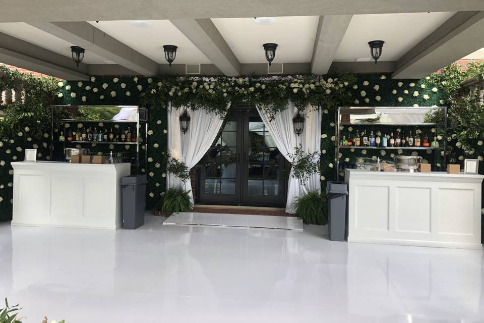 Custom Bar and Dancing Area