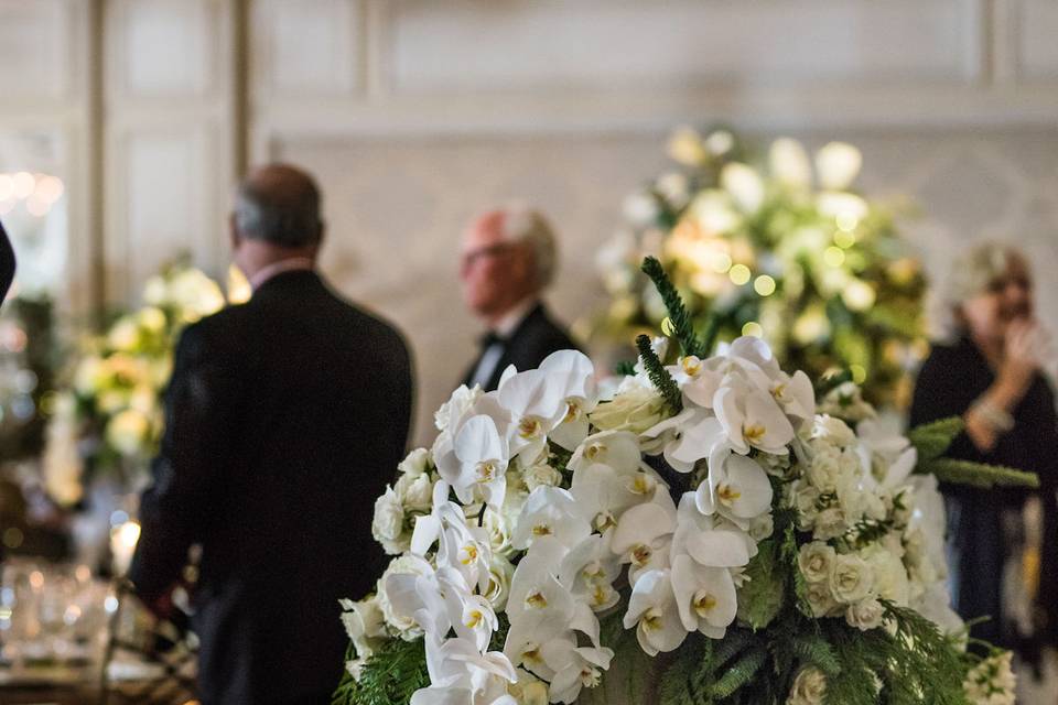 Cascading flowers