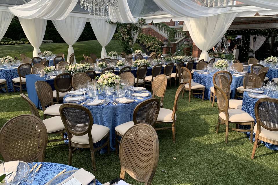 Navy Tented Wedding