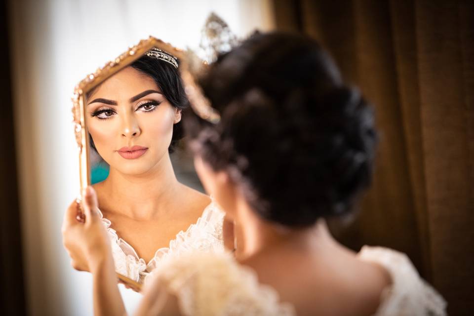 Bride Getting Ready