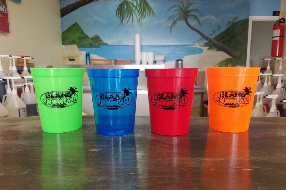 Logo cups