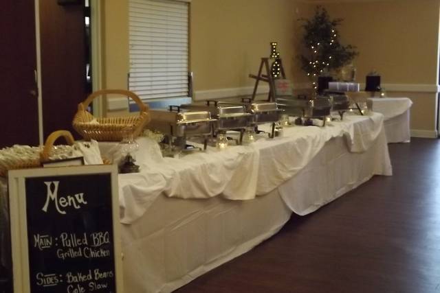 Buffet area