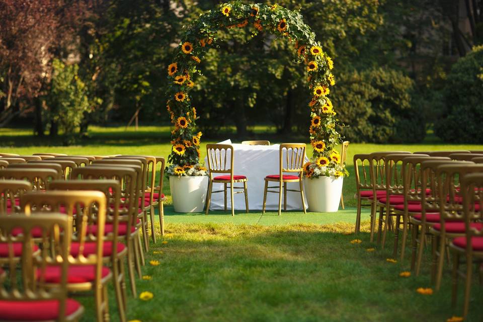 Garden wedding