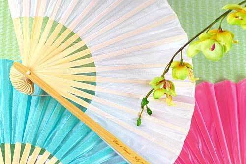 Personalized Silk Fans