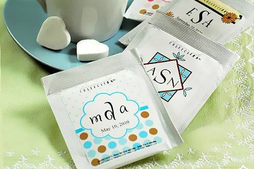 Personalized Tea Bag Favors