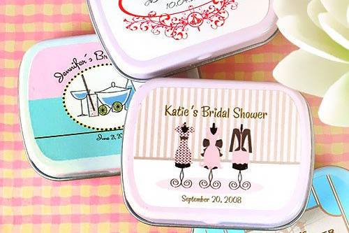 Exclusive Bridal Shower Personalized Mint Tins