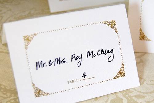 Themed Place Cards