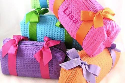 Personalized Spa Toiletry Bags