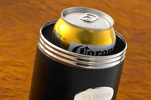 Personalized Leather Koozie