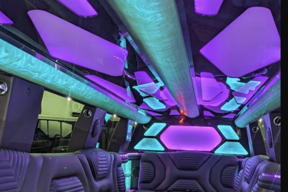 Our interior party buses pics