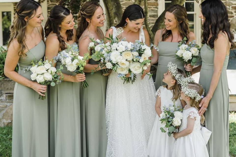 Beautiful Bridal Party