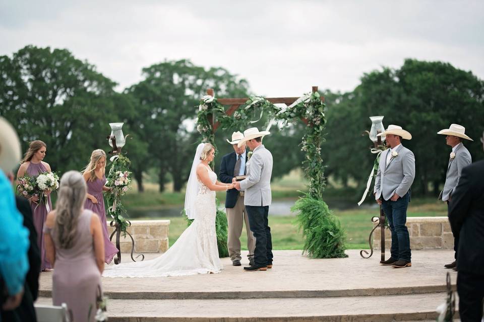 Outdoor ceremony