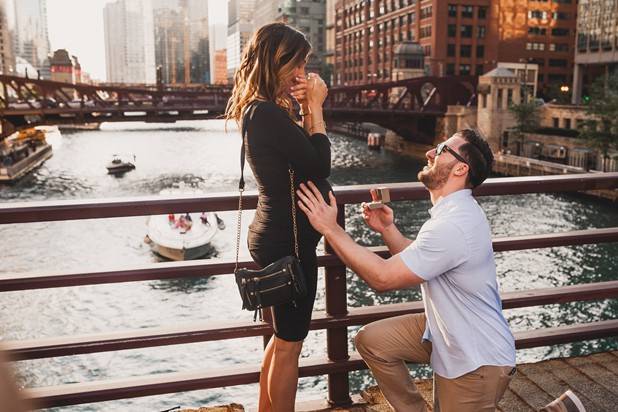 Propose on a romantic trip away