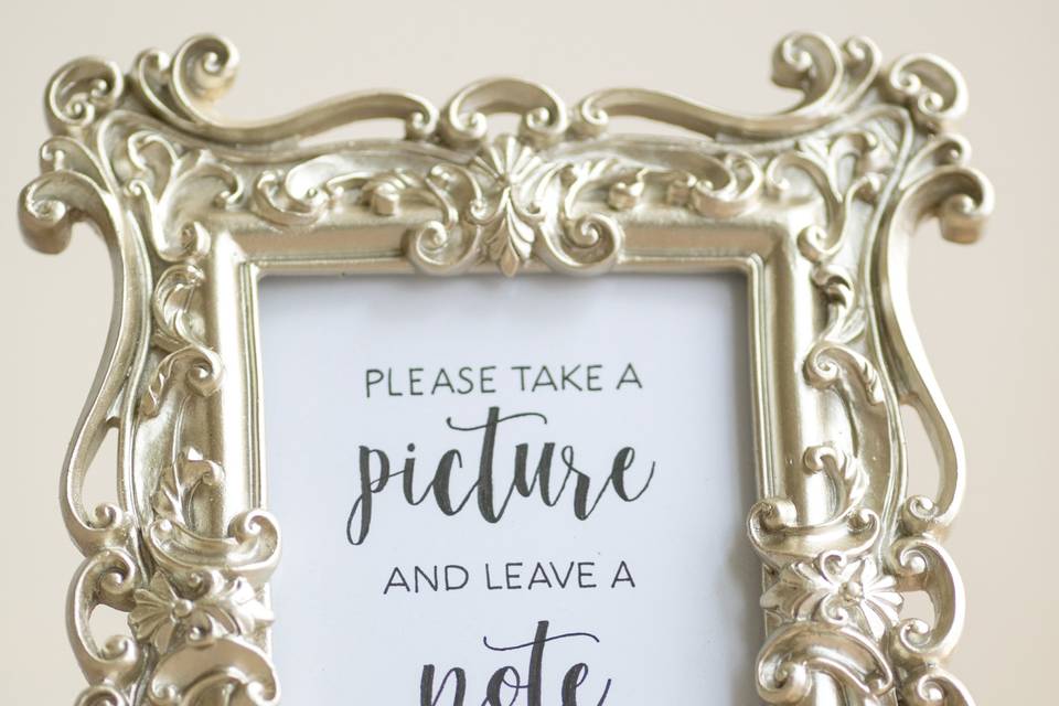 Guest Book Signage