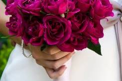 Deep pink bouquet