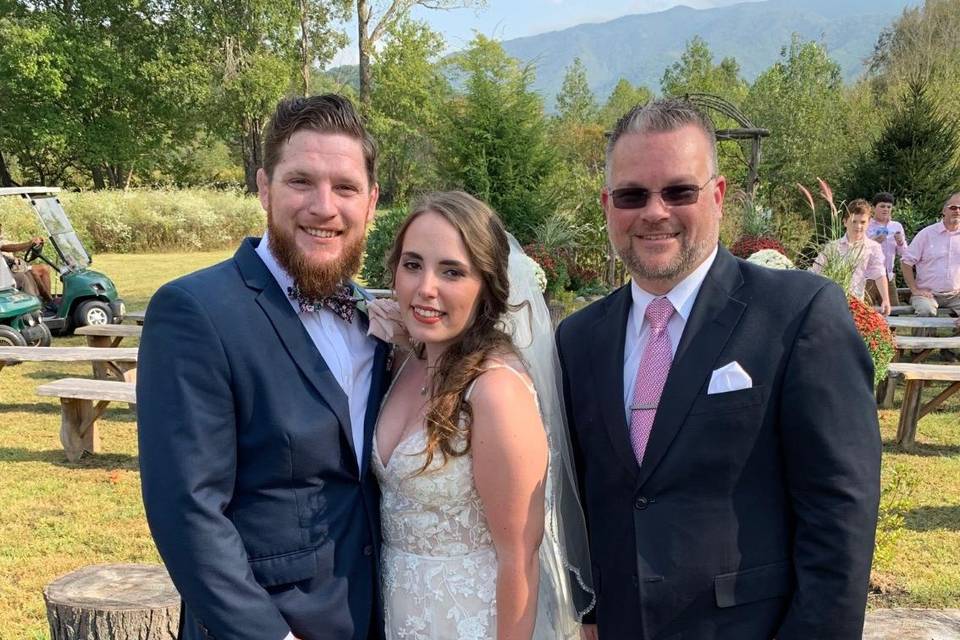 A beautiful mountain wedding