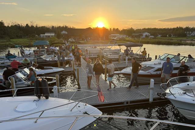 Sunsets from the dock!
