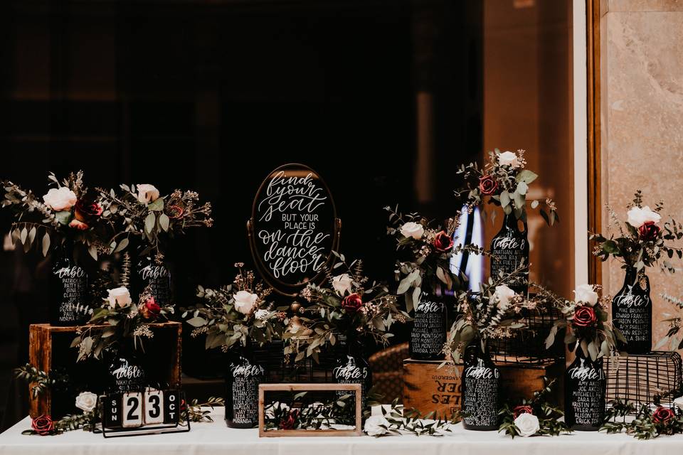 Salt + Paper Calligraphy