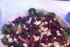 Spinach, Pear & Goat Cheese Salad