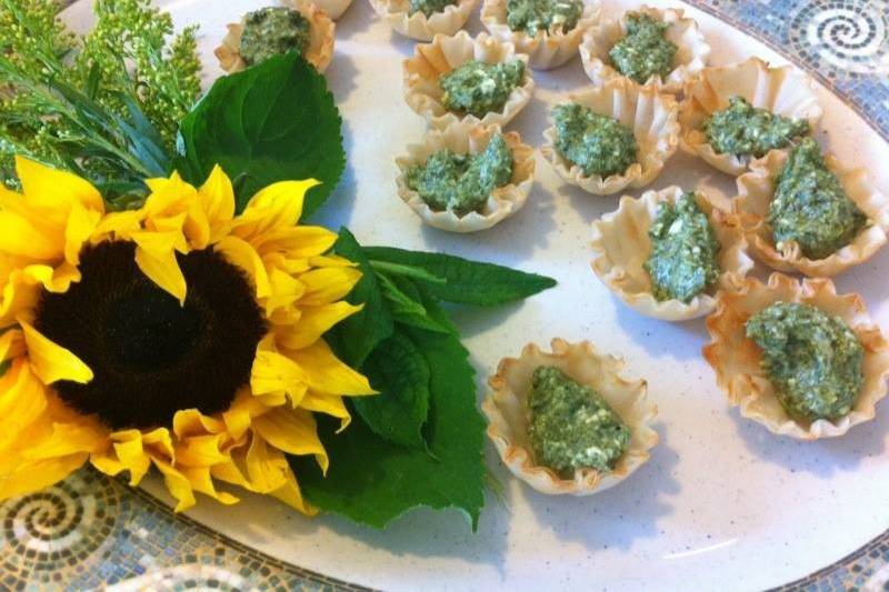 Spinach & Feta in Phyllo Cups