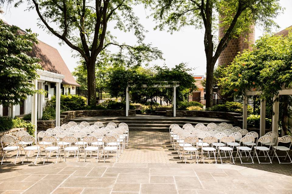 Courtyard Ceremony Setup