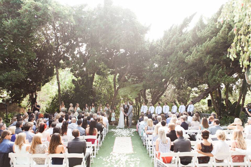 Outdoor wedding