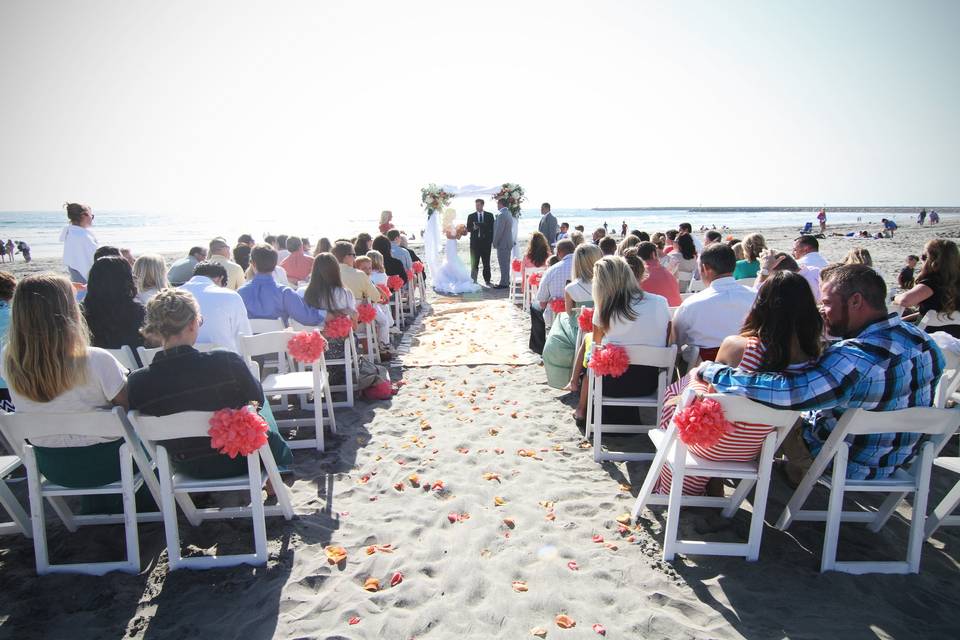 Beach wedding