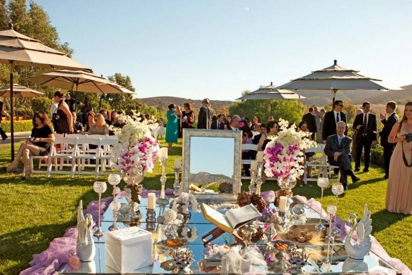 Main table setup