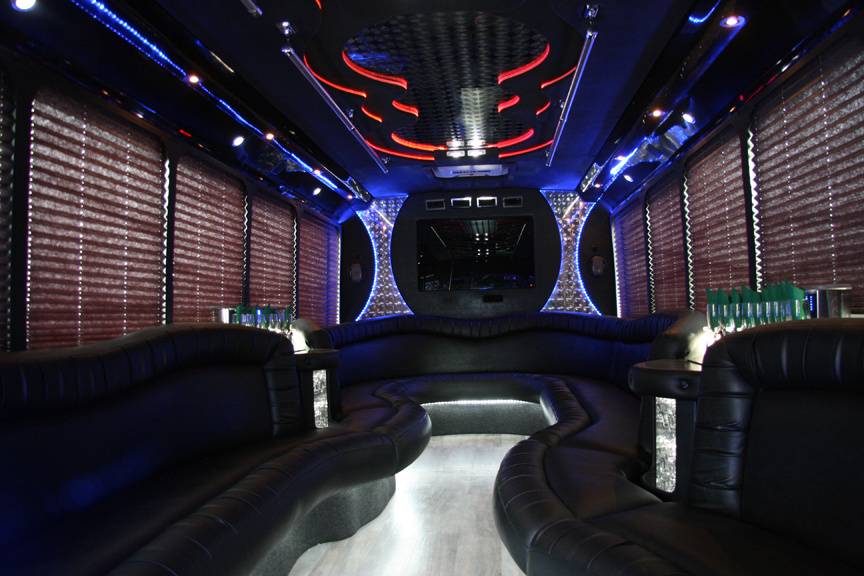 24 passenger limo bus