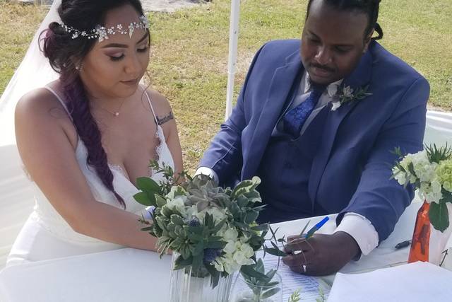 Wedding couple