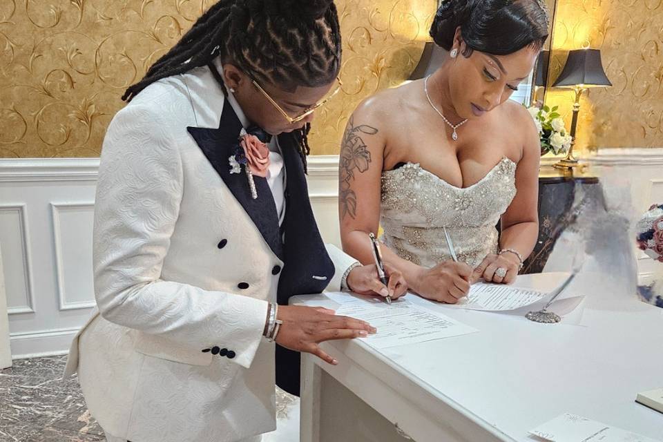 License signing