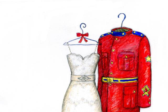 Dreamlines Personalized Wedding Dress Sketch